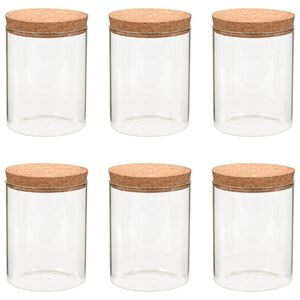 vidaXL 6 db &uuml;veged&eacute;ny parafa fed&eacute;llel 650 ml