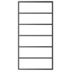 vidaXL ESG üveg és alumínium tolóajtó fémszerelvény-szettel 102x205 cm