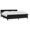 vidaXL fekete b&aacute;rsony rug&oacute;s &aacute;gy matraccal 180x210 cm