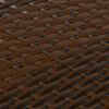 vidaXL barna &eacute;s fekete polyrattan erk&eacute;lyparav&aacute;n 400x90 cm