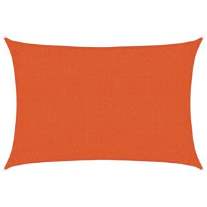 vidaXL narancss&aacute;rga HDPE napvitorla 160 g/m&sup2; 2 x 2,5 m