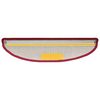 vidaXL 20 db lépcsőszőnyeg 56 x 17 x 3 cm piros félkör alakú