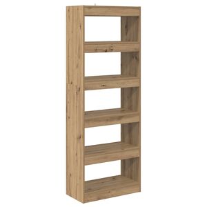 vidaXL K&ouml;nyvespolc 5 szintes 60 x 30 x 166 cm Szerelt Fa