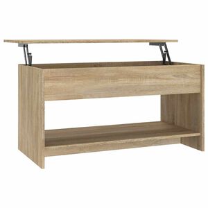vidaXL sonoma t&ouml;lgy sz&iacute;nű szerelt fa doh&aacute;nyz&oacute;asztal 102x50x52,5 cm