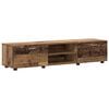 vidaXL TV szekr&eacute;ny garnit&uacute;ra fi&oacute;kkal polcokkal FLORIN &Ouml;reg fa Faanyag