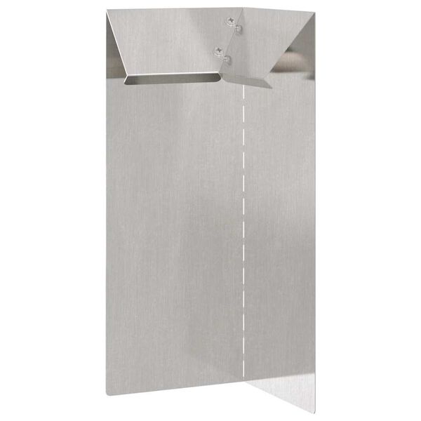 vidaXL Csiga ker&iacute;t&eacute;s Ez&uuml;st 10 x 10 x 25 cm Rozsdamentes ac&eacute;l