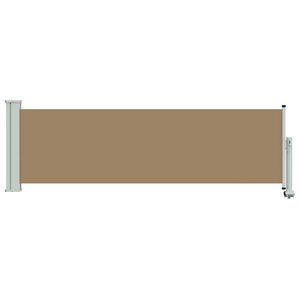 vidaXL Oldali &aacute;rny&eacute;kol&oacute; 100 x 300 cm 100% poli&eacute;szter, vas, ac&eacute;l