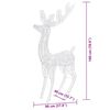 vidaXL 3 db színes XXL akril karácsonyi rénszarvas 250 LED 180 cm