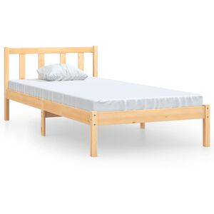 vidaXL Single t&ouml;m&ouml;r fenyőfa &aacute;gykeret 90 x 190 cm
