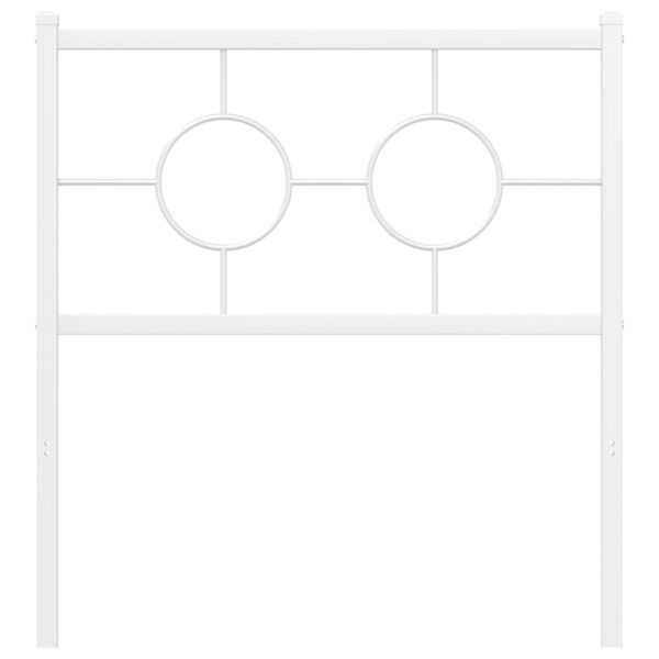 vidaXL feh&eacute;r f&eacute;m fejt&aacute;mla 80 cm