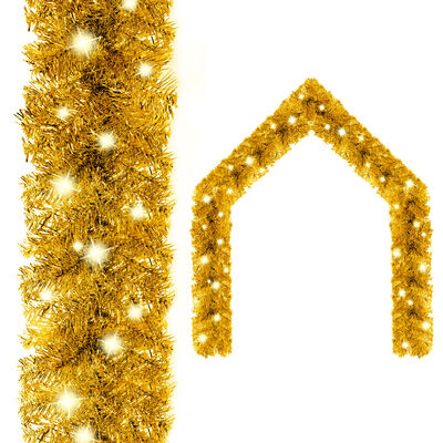 vidaXL aranyszínű LED-es karácsonyi füzér 20 m