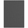 vidaXL Ajt&oacute;szőnyeg Fekete 80 x 120 cm Polipropil&eacute;n