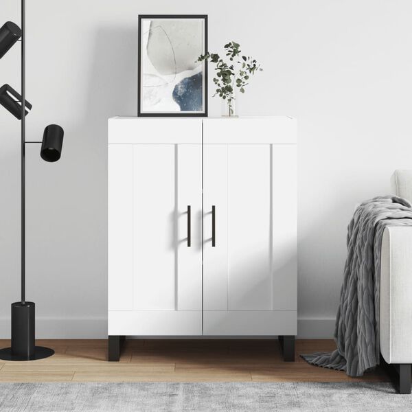 vidaXL feh&eacute;r szerelt fa t&aacute;lal&oacute;szekr&eacute;ny 69,5 x 34 x 90 cm