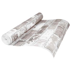 vidaXL 3D szil&aacute;rd tap&eacute;ta Cs&iacute;kos T&eacute;gla 10 x 0,53 m Nem Szőtt Sz&ouml;vet
