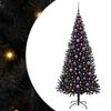 vidaXL Kar&aacute;csonyfa Fekete 180 cm PVC