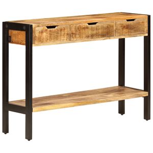 vidaXL 3 fi&oacute;kos t&ouml;m&ouml;r mang&oacute;fa t&aacute;lal&oacute;asztal 110 x 35 x 75 cm