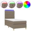 vidaXL t&oacute;psz&iacute;nű sz&ouml;vet rug&oacute;s &eacute;s LED-es &aacute;gy matraccal 100x200 cm