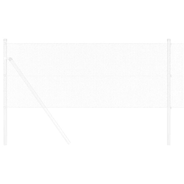 vidaXL Hexagon kerítés Ezüst 0,5 x 50 m Horganyzott acél