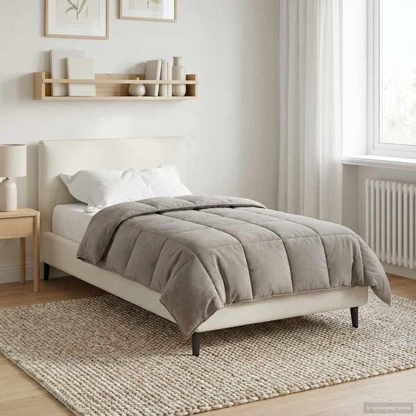 vidaXL Ny&aacute;ri Takarm&aacute;ny S&ouml;v&eacute;nyes R&oacute;zsasz&iacute;n 135 x 200 cm