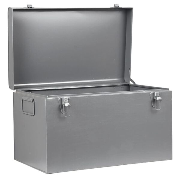 LABEL51 "Vintage" antik sz&uuml;rke t&aacute;rol&oacute;doboz 60 x 40 x 35 cm XL