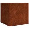 vidaXL corten ac&eacute;l n&ouml;v&eacute;nytart&oacute; 40x41x40 cm