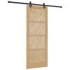 vidaXL Cs&uacute;sz&oacute; ajt&oacute; ORKDAL Term&eacute;szetes 83 x 211 cm T&ouml;m&ouml;r Fenyőfa