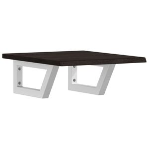 vidaXL ac&eacute;l &eacute;s t&ouml;m&ouml;r t&ouml;lgyfa falra szerelhető mosd&oacute;polc