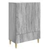 vidaXL Sz&eacute;f Sz&uuml;rke Sonoma 66 x 34,5 x 95 cm Szerelt Fa