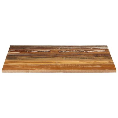 vidaXL négyszögű tömör újrahasznosított fa asztallap 70x70 cm 15-16 mm