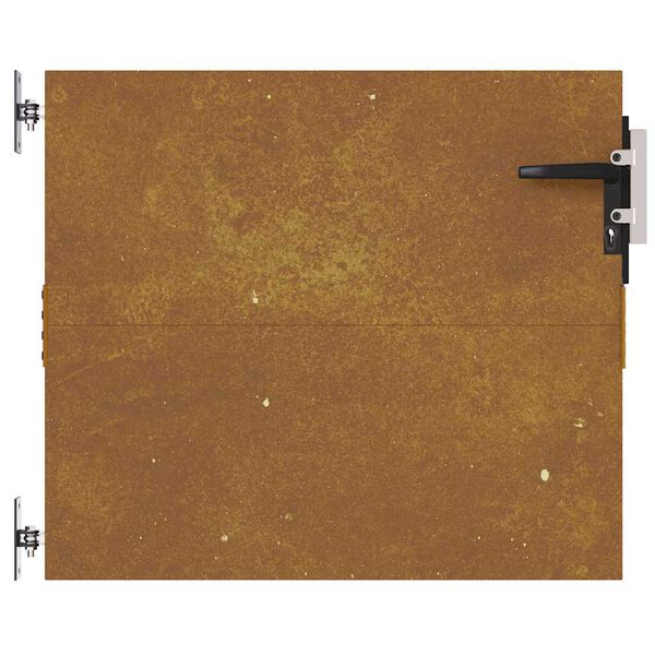 vidaXL corten ac&eacute;l kerti kapu 85 x 125 cm