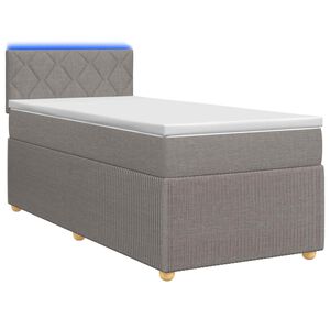 vidaXL Boxspring &aacute;gy matraccal fejt&aacute;ml&aacute;val T&oacute;psz&iacute;nű 80 x 200 cm Sz&ouml;vet