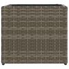 vidaXL 2 db sz&uuml;rke polyrattan kerti &uuml;ltetől&aacute;da 36x30x32 cm