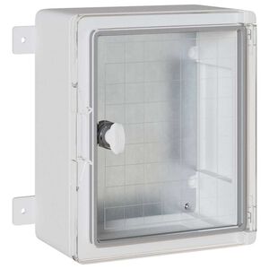 vidaXL Vez&eacute;rlőszekr&eacute;ny Sz&uuml;rke 32 x 13 x 30 cm ABS Műanyag