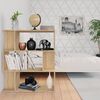 vidaXL sonoma tölgy szerelt fa könyvszekrény/térelválasztó 80x24x96 cm