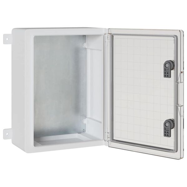 vidaXL Vez&eacute;rlőszekr&eacute;ny Sz&uuml;rke 30 x 19,5 x 40 cm ABS Műanyag