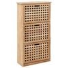 vidaXL t&ouml;m&ouml;r di&oacute;fa cipősszekr&eacute;ny 55 x 20 x 104 cm