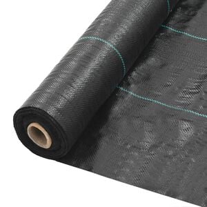 vidaXL fekete PP talajtakar&oacute; szőnyeg 2 x 50 m