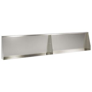 vidaXL T&aacute;mfal 2 db 100 x 12 x 40 cm Rozsdamentes Ac&eacute;l Ez&uuml;st