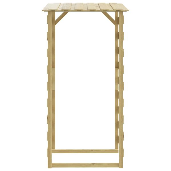 vidaXL impregn&aacute;lt fenyőfa pergola tetővel 100 x 90 x 200 cm