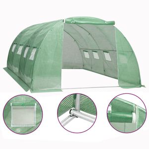 vidaXL melegh&aacute;z 16 m&sup2; 4 x 4 x 2 m