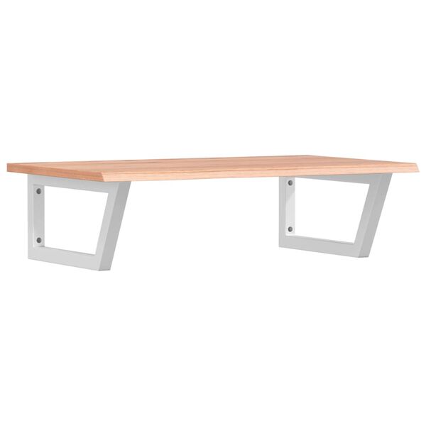 vidaXL ac&eacute;l &eacute;s t&ouml;m&ouml;r t&ouml;lgyfa falra szerelhető mosd&oacute;polc