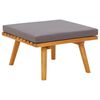 vidaXL t&ouml;m&ouml;r ak&aacute;cfa kerti l&aacute;bzs&aacute;moly p&aacute;rn&aacute;val 60 x 60 x 29 cm