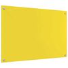 vidaXL Konyhai splashback 2 pcs Sárga 90 x 60 cm edzett üveg