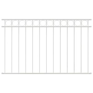 vidaXL Ker&iacute;t&eacute;selem ASSEN Feh&eacute;r 170 x 80 cm Ac&eacute;l