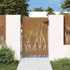 vidaXL fűmint&aacute;s corten ac&eacute;l kerti kapu 85 x 150 cm