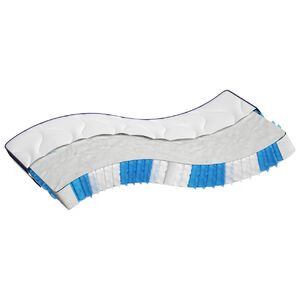 vidaXL k&ouml;zepes kem&eacute;nys&eacute;gű zsebrug&oacute;s matrac 120 x 200 cm