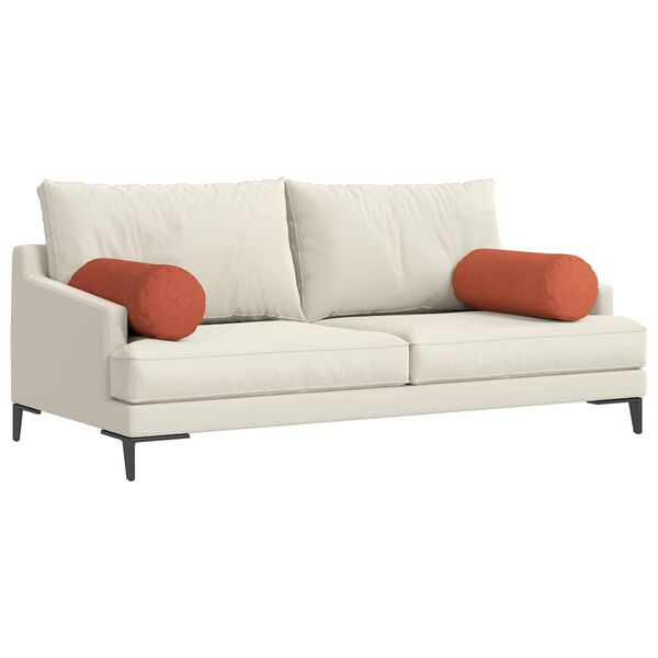 vidaXL Hengerp&aacute;rn&aacute;k 2 pcs Piros Narancs &Oslash; 25 x 70 cm B&aacute;rsonyos sz&ouml;vet