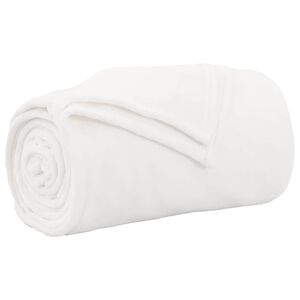 vidaXL Pl&eacute;d Feh&eacute;r 150 x 200 cm 0.78 kg Gyapj&uacute;