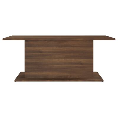 vidaXL barna tölgyszínű forgácslap dohányzóasztal 102 x 55,5 x 40 cm