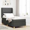 vidaXL Boxspring &aacute;gy matraccal S&ouml;t&eacute;tsz&uuml;rke 90x190 cm Sz&ouml;vet sz&ouml;vet